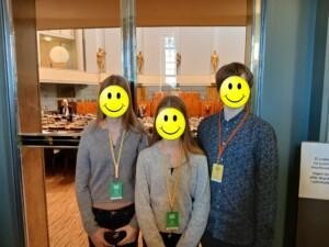 Nuorten parlamentin osallistujat